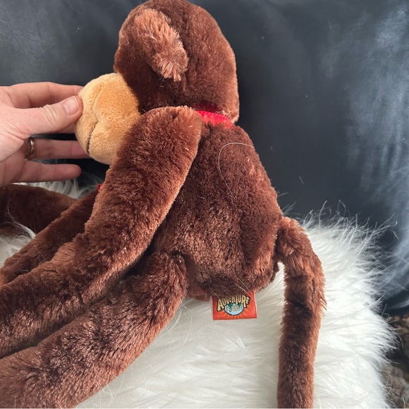 Adventure Planet Large Hanging Hook & Loop Hand Stuffed Plush Monkey Lamon 20” - Picture 5 of 8